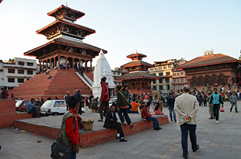 Main square in Kathmandu